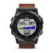 ساعت و جی پی اس ورزشی گارمین مدل Fenix 5X Plus Leather GPS Watch
